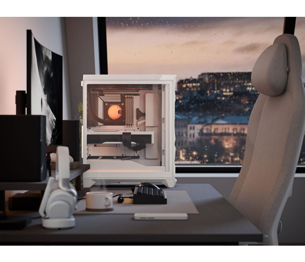 FRACTAL DESIGN Meshify 3 White TG Clear Tint - 1318889 - zdjęcie 9